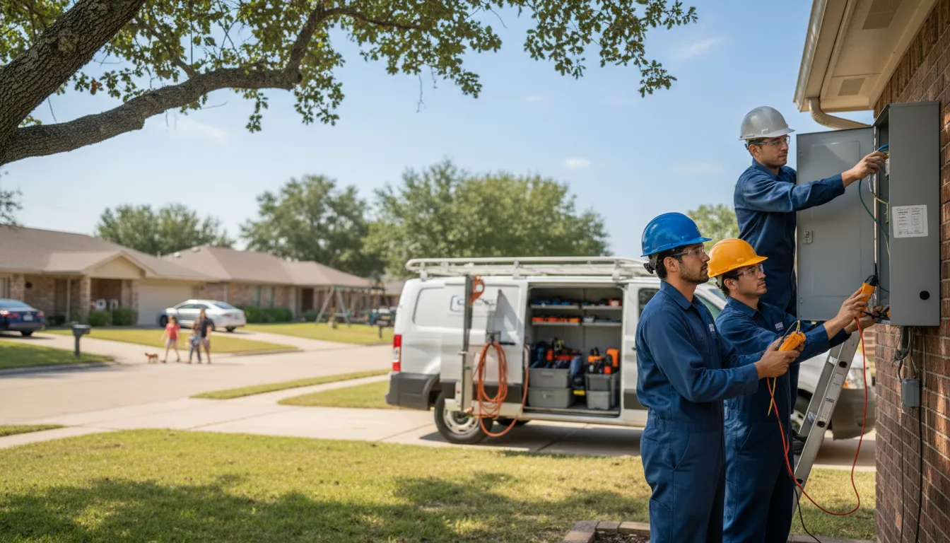 Certified electrician providing emergency electrical services in Woodgate, NY